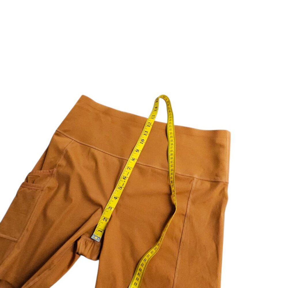 Knix Stashable Pocket Athletic Shorts, Thick Shaping Waistband, Rust, Size XXL - Picture 7 of 9